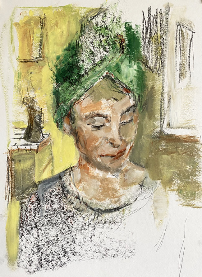 Woman in a kitchen